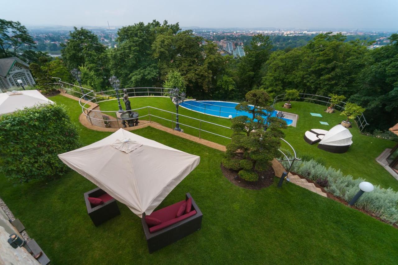 Villa Via Lapis - Panoramablick Ueber Dresden - Garten - Pool - Sauna - Luxus Luaran gambar