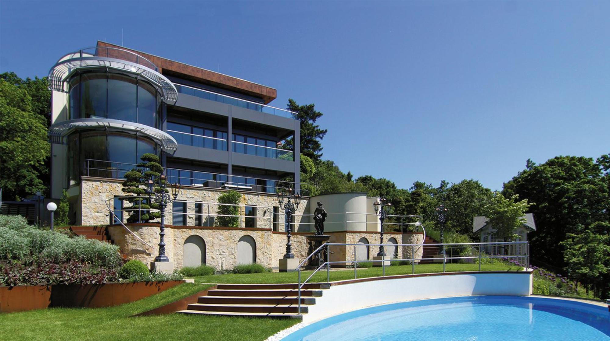 Villa Via Lapis - Panoramablick Ueber Dresden - Garten - Pool - Sauna - Luxus Luaran gambar
