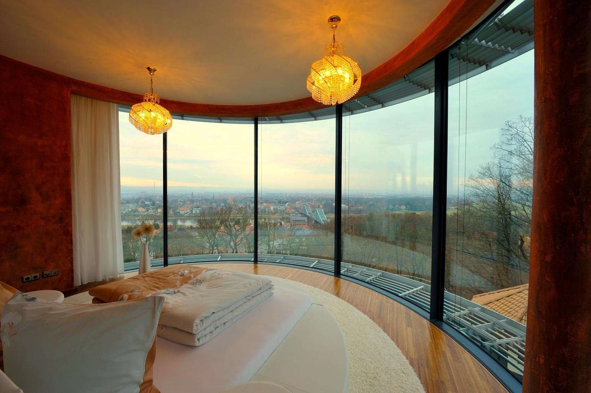 Villa Via Lapis - Panoramablick Ueber Dresden - Garten - Pool - Sauna - Luxus Bilik gambar
