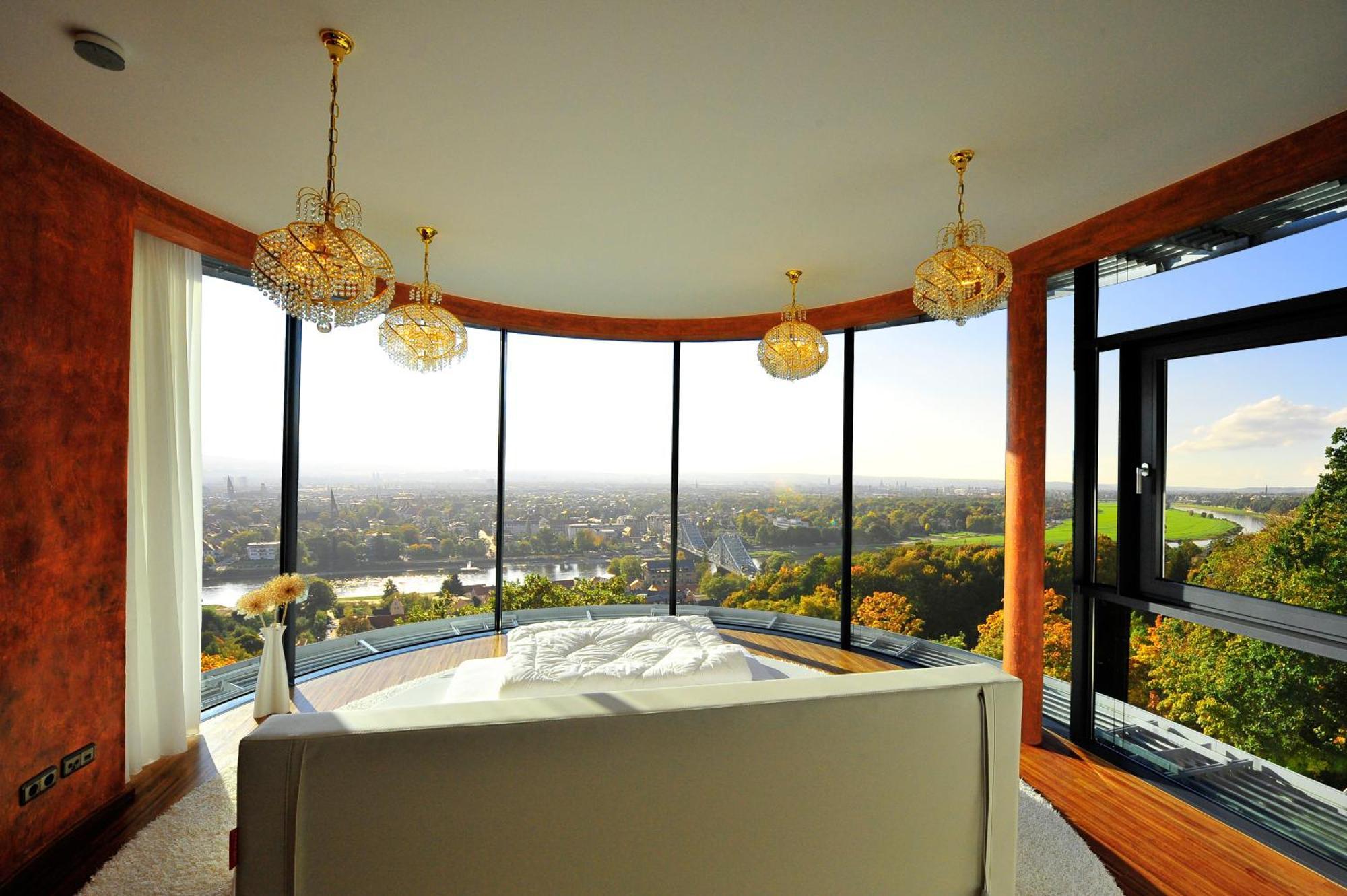 Villa Via Lapis - Panoramablick Ueber Dresden - Garten - Pool - Sauna - Luxus Bilik gambar